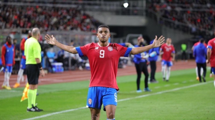 Bennette anotó sus primeros dos goles con La Sele este viernes ante Corea (Fedefut CRC)