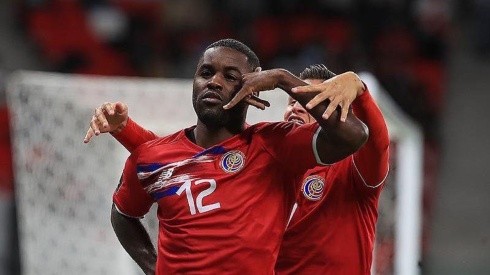 Joel Campbell anotó el gol de la clasificación de Costa Rica en el repechaje hacia el Mundial de Qatar (Fedefut CRC)