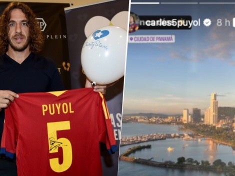El legendario defensor y ex capitán de España, Carles Puyol se encuentra en Panamá