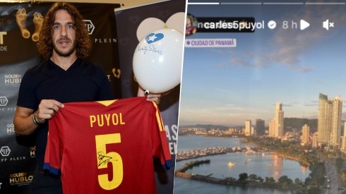 Carles Puyol se da un paseo por Panamá