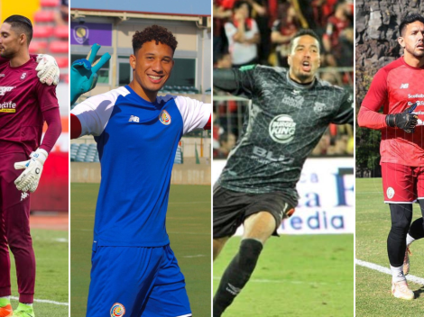 Los 5 porteros que se pelean 2 espacios en la portería de la Selección tica