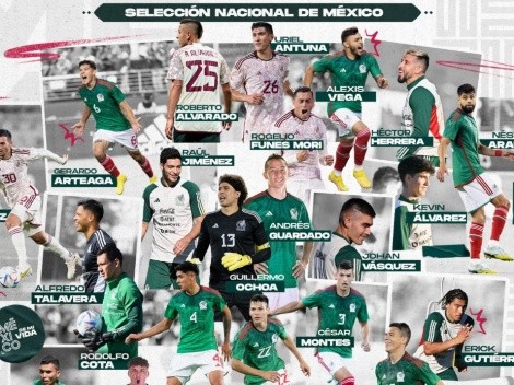 México ya publicó su lista de convocados para Qatar