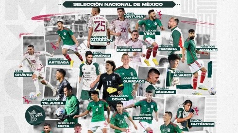 Este lunes, el Tata Martino dio a conocer la lista de convocados de la Selección mexicana de Fútbol (Federación Mexicana de Fútbol)