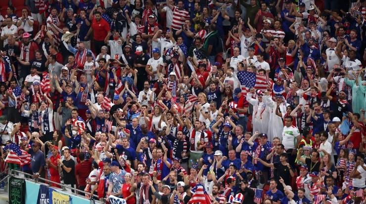 Los fans Estados Unidos también disfrutan cantando su canción al anotar (Getty)