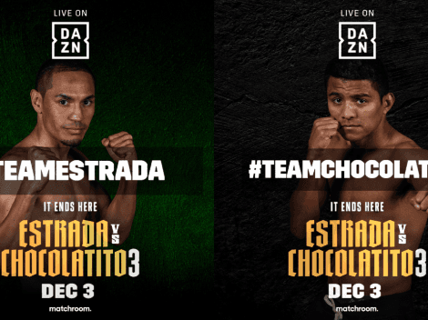 ¿A qué hora es la pelea del "Gallo" Estrada vs. "Chocolatito" González 3?