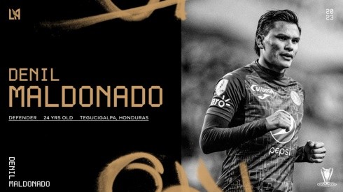 LAFC da la bienvenida al hondureño Denil Maldonado