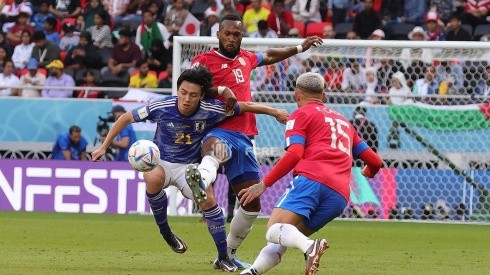 Imagen del duelo entre Costa Rica y Japón durante el Mundial de Qatar (Fedefut CRC)