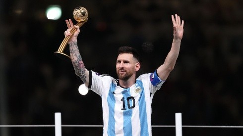 Lionel Messi con la camiseta de un equipo de Concacaf que sorprendió a todos