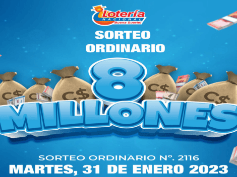 ◉ Lotería Nica del martes 31 de enero: sorteo y números ganadores