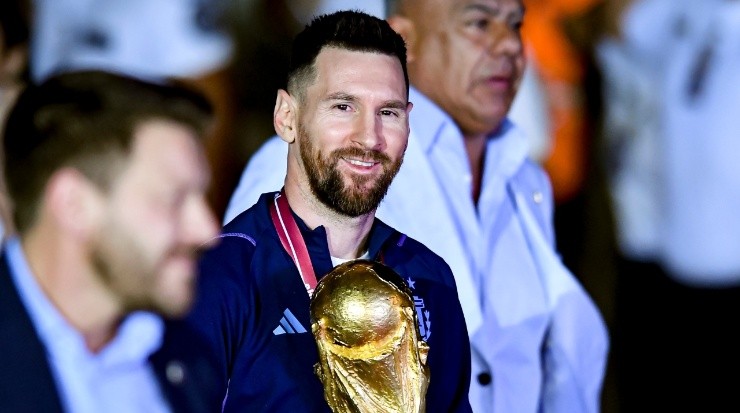 Lionel Messi fue reconocido como el mejor jugador del mundo en los premios The Best 2023, de la FIFA (Getty)