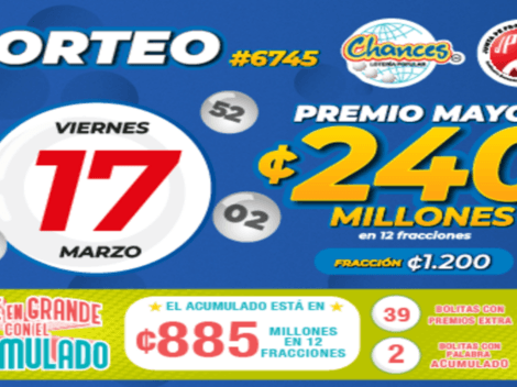◉ Chances de Costa Rica de HOY: sorteo, resultados y números ganadores del martes 21 de marzo | Lotería Costa Rica Premio Mayor ¢160 millones