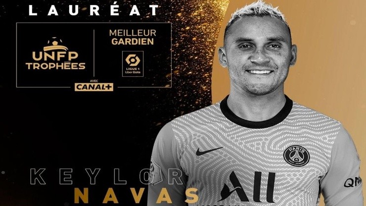 Keylor Navas es elegido el mejor portero de la Ligue 1 de Francia