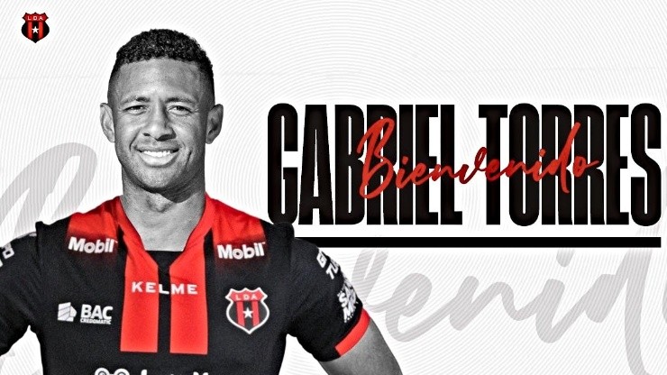 El mensaje de Gabriel Torres tras fichar por Alajuelense