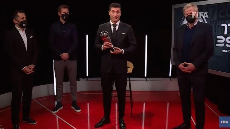 Robert Lewandowski obtiene el premio The Best 2021: los ganadores de todas las ternas