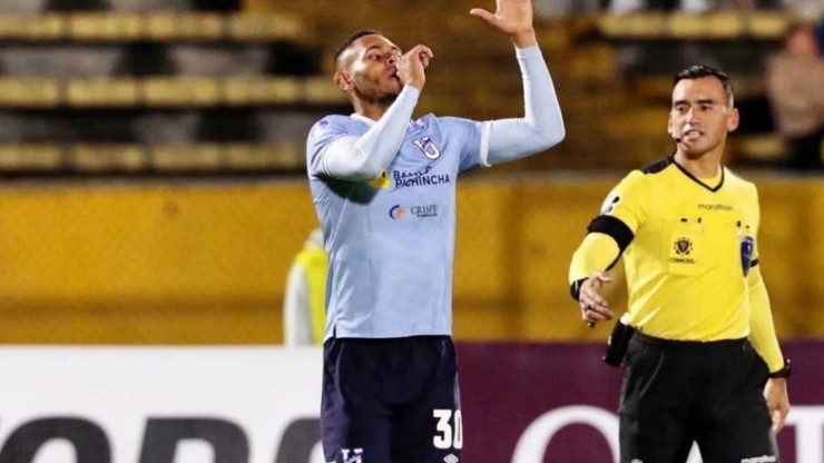 Ismael Díaz marcó en la victoria de la U en Copa Sudamericana