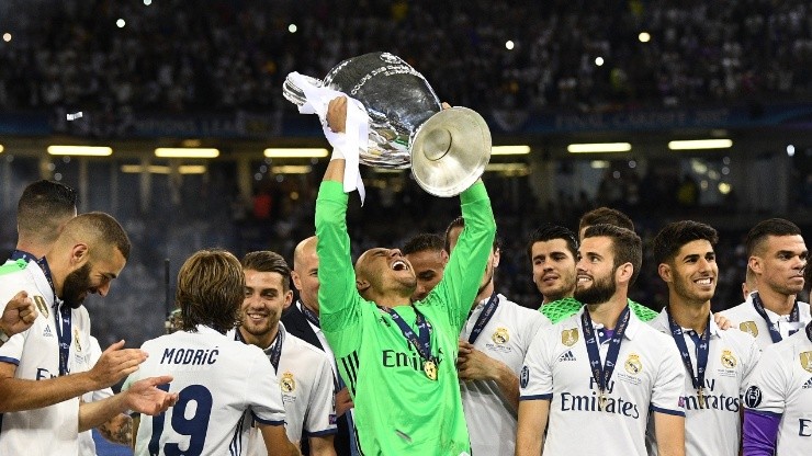 Keylor Navas ganó 3 Champions League consecutivas en su paso por el Real Madrid (Getty)