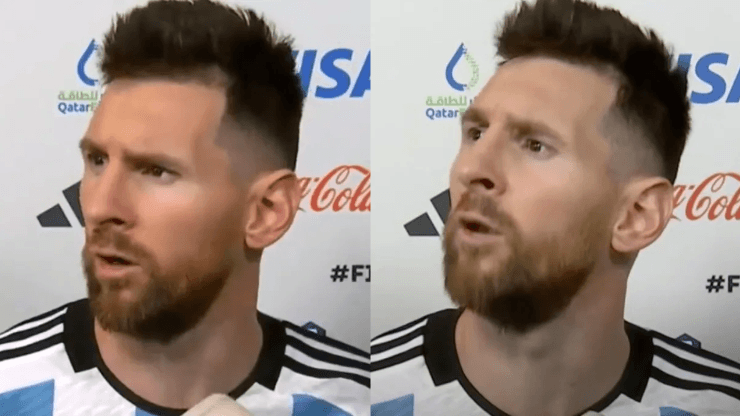 Se revela a quién le dijo "bobo" Lionel Messi tras eliminar a Países Bajos.