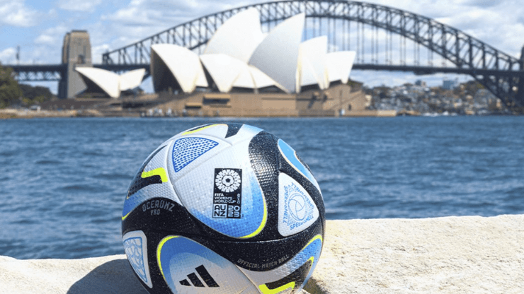 Oceaunz: balón oficial de la Copa del Mundo de Australia y Nueva Zelanda 2023.