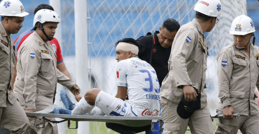 Michaell Chirinos, jugador de Olimpia y la selección de Honduras.