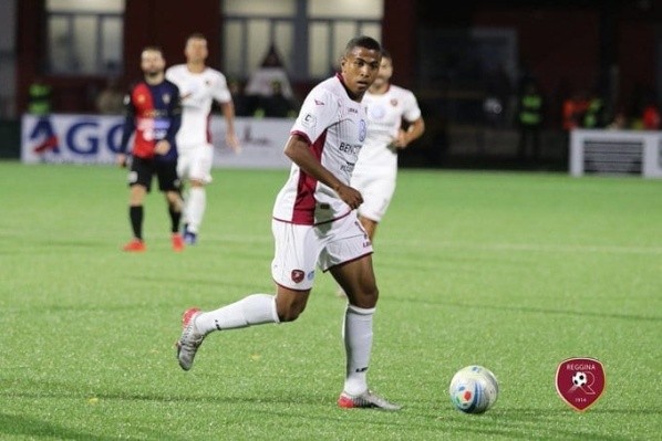 Rigoberto Rivas, hondureño del Inter de Milán a préstamo en la Reggina.