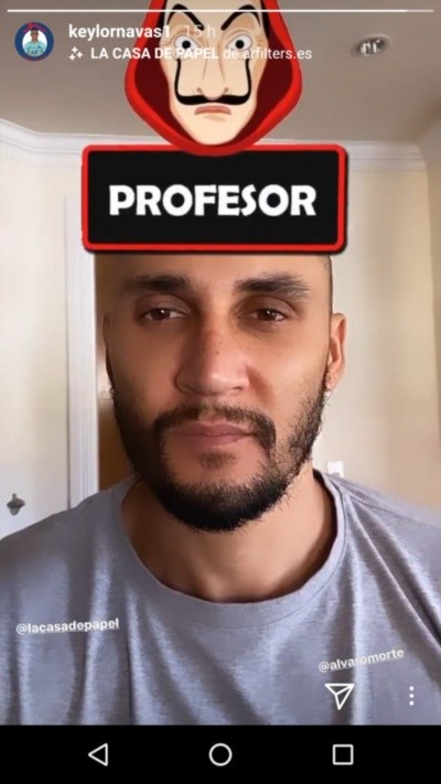 ¿Keylor Navas es parecido a El Profesor?