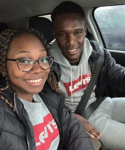 Angie García junto a Rubilio Castillo