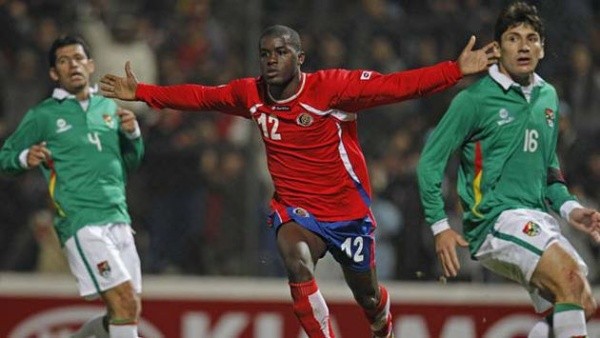 Joel Campbellcontra Bolivia en la Copa América 2011.
