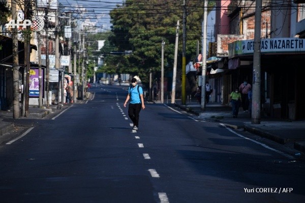 Una de las fotos de Yuri en su trabajo en El Salvador.