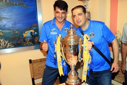 Pedro Atala con Diego Vázquez (Foto: Diario Diez)