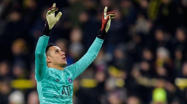 Keylor Navas con el PSG