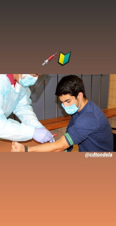 Publicación de Jonathan Rubio en sus historias de Instagram