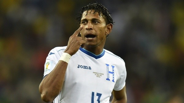 Carlo Costly, mundialista con Honduras en Brasil 2014.