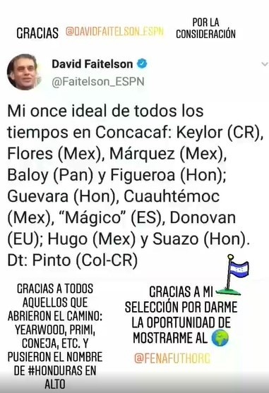 El mensaje de Suazo a Faitelson