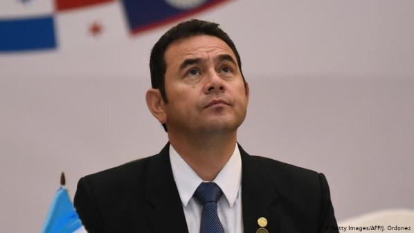 Jimmy Morales, ex presidente de Guatemala.
