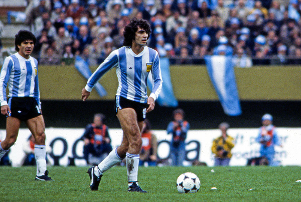 Jorge Olguín en la final del Mundial 1978 contra Holanda (Foto: Michel Piquemal)