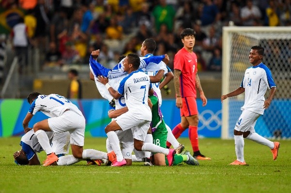 Honduras festeja el pase a semifinales en Rio 2016 (Foto: Pedro Vilela)