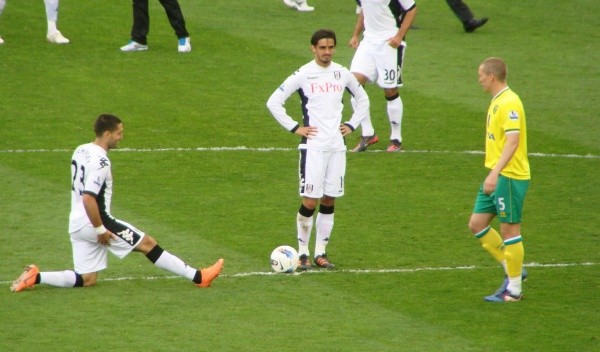 Ruiz y Dempsey, compañeros en la Premier inglesa con el Fulham.