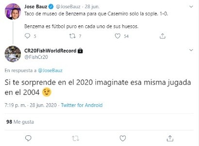 El intercambio de mensajes entre Pescadito Ruiz y José Bauz El intercambio de mensajes entre Pescadito Ruiz y José Bauz
