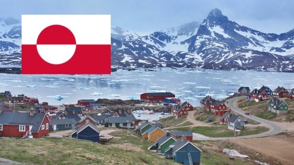 Groenlandia pertenece al reino de Dinamarca, pero cierta autonomía.