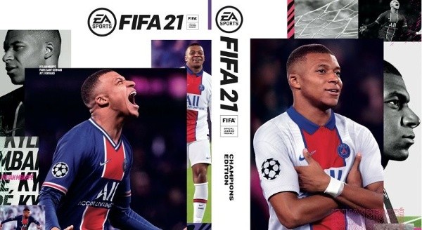 La portada de la nueva edición del FIFA 21 con Kylian Mbappé. (Twitter)