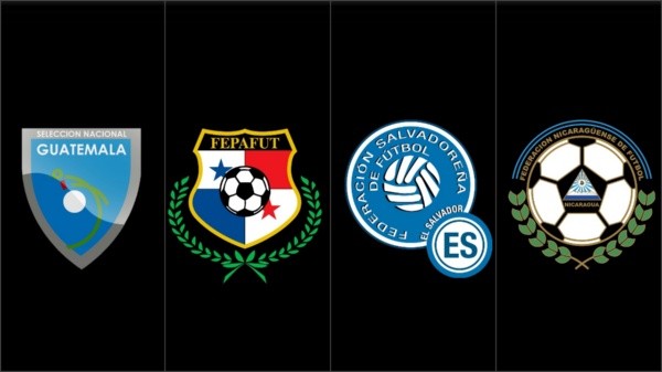 Guatemala, Panamá, El Salvador, y Nicaragua; los cuatro países centroamericanos que jugarán la fase previa por tres boletos al octogonal.