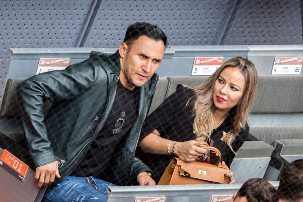 Keylor Navas se encuentra denunciado junto a su esposa, Andrea Salas.