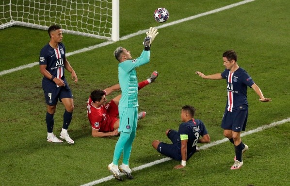 Keylor Navas en la final de Champions con el PSG. Foto: Gettyimages