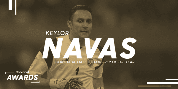 Keylor Navas fue nominado en el 2017 a mejor jugador de Concacaf y ganaría.
