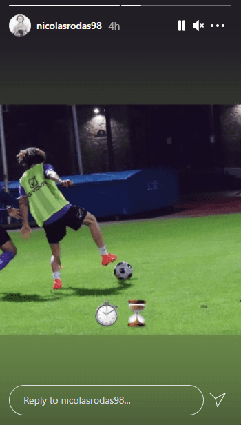 Nicolás Rodas, joven futbolista guatemalteco en Europa.