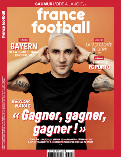 Keylor Navas en la portada de France Football