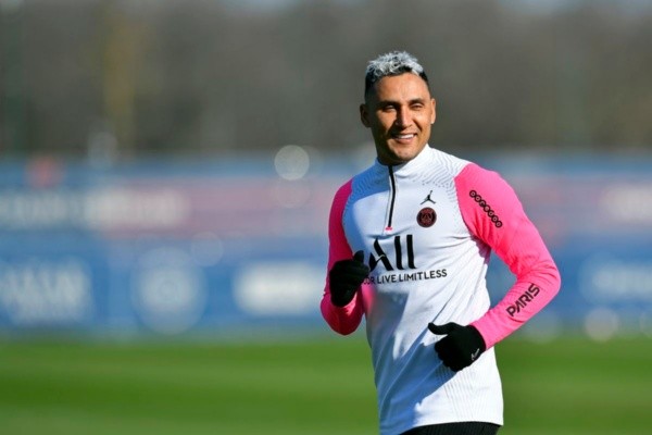 Keylor Navas entrenando con el PSG / Foto: PSG