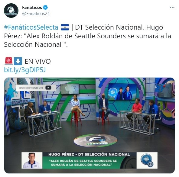 Hugo Pérez confirmando la incorporación de Alex Roldán Hugo Pérez confirmando la incorporación de Alex Roldán