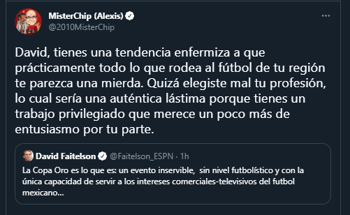 MisterChip le respondió a David Faitelson