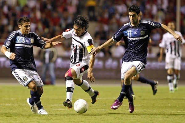 Costa Rica enfrentó a Argentina en un amistoso internacional del 2011. (Medio Tiempo)